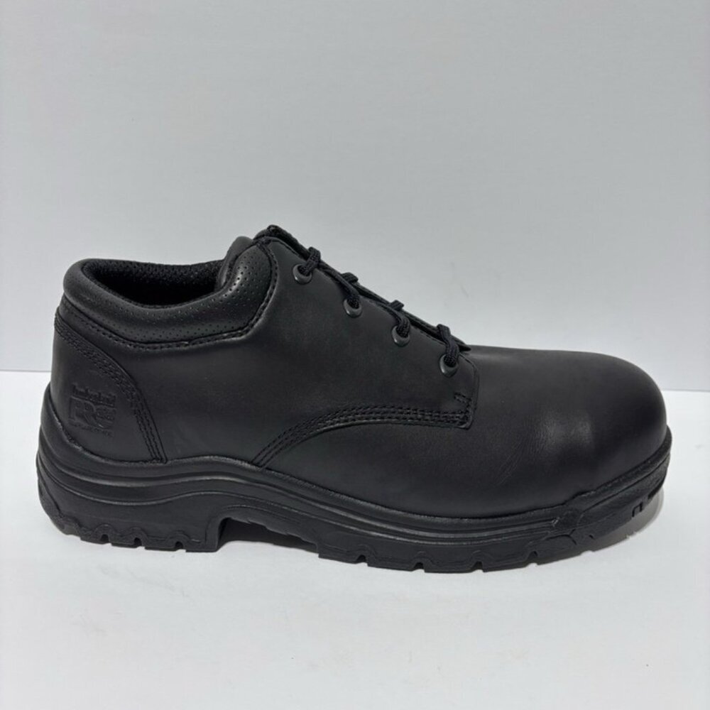 Timberland Pro Men’s Titan Black Leather Oxford, Size 12 M